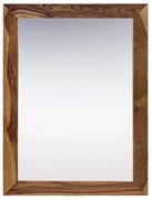 Zrkadlo Rami 90x120 indický masív palisander Svetlomedová