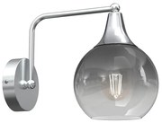 Nástenná lampa MONTE 1xE27/60W/230V matný chróm