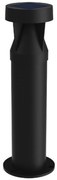 Philips Avery vonkajšie solárne stĺpové LEDsvietidlo čierne, 1,8 W, 200 lm, 2700 K