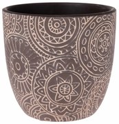 Keramický obal na kvetináč Ornament, 13,5 x 12,5 cm