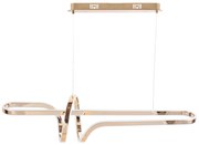 Toolight Toolight, LED stropné osvetlenie 98cm, 100W, 4000K, G039-CP, zlatá lesklá, OSW-06306