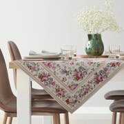 GOBELÍNOVÝ OBRUS ROSE 100X100 CM KVETY