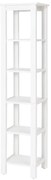 Livarno home Regál s 5 priehradkami Stockholm, biela farba (100346128)