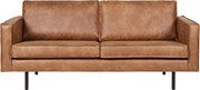 BePureHome Rodeo malá kožená sedačka - Koňak