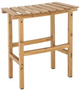 Príručný stolík k vírivke v tvare oblúka, prírodný bambus, VIREO TYP 1