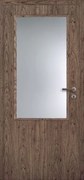 Doornite Interiérové dvere 2/3 sklo, 60 Ľ, 646 × 1 983 mm, fólia, ľavé, dub Siena, presklené