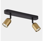 Bodové svietidlo TOP 2xGU10/10W/230V zlatá/čierna