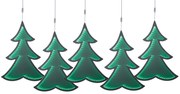 Livarno home Vianočná LED dekorácia, strom, 5 kusov  (800007716)