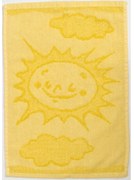 Detský uterák BEBÉ slniečko žltý 30x50 cm