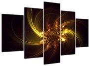 Obraz - abstrakcia vrtuľky (150x105 cm)