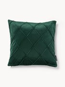 Zamatový poťah na vankúš s diamantovým vzorom Nobless