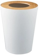Biely odpadkový kôš YAMAZAKI Rin Round