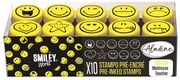 Samonamáčacie pečiatky Stampo EASY, 10 ks - Smajlíky