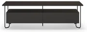 Čierny TV stolík 150x45 cm Dilly – Marckeric