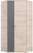 Rohová skriňa Delta dl2 dub/antracit