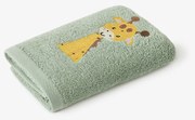 Goldea detský froté uterák - žirafa na šalvii 30 x 50 cm