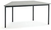 Stôl SONITUS TRAPETS, 1600x800x720 mm, linoleum - šedá, antracit
