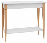 Biely konzolový stolík Ragaba Mimo, šírka 85 cm