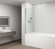 Polysan Polysan, ROTA vaňová zástena otočná 650mm, číre sklo, FA650