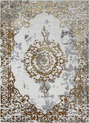 Kusový koberec Allure 1961 gold/white, 80x150, žltá, kancelária, Dywany Łuszczów