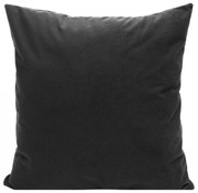 DEKORAČNÁ OBLIEČKA NA VANKÚŠ MILO 45X45 CM ČIERNA
