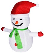 Brilagi - LED Vianočná vonkajšia dekorácia 40xLED/3xAA IP44 snehuliak