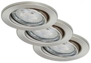 Briloner 7148-032-SADA 3xLED Stmievateľné kúpeľňové svietidlo 1xGU10/5W/230V IP23
