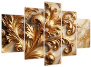 Obraz - Mramor so zlatom (150x105 cm)