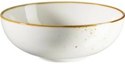 Mäser Miska Pintar White hnedé bodky 17 cm, 17 cm