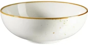 Mäser Miska Pintar White hnedé bodky 17 cm, 17 cm