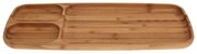 Drevený servírovací podnos Triple, 39x16x2 cm