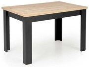 Jedálenský stôl Aseado, dub artisan / čierna