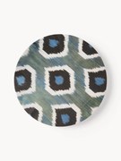 Ručne vyrobená porcelánová podložka pod tanier Ikat