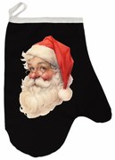 Vianočná kuchynská rukavica Mikuláš EMI, hnedá