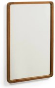 Nástenné zrkadlo s dreveným rámom 45x70 cm Shamel – Kave Home
