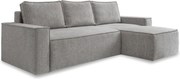XXXLutz ROHOVÁ SEDAČKA, textil, sivá MID.YOU - Sedačky - 001454003602