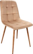 SI Mila D Sametová stolička béžová