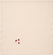 Ib Laursen Látkový obrúsok s výšivkou Summer Vibes Strawberries