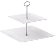 AMBITION Porto dvojposchodová servírovacia tácka