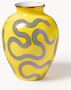 Porcelánová váza so zlatými akcentmi Eden, V 27 cm