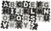 Bieco - Penová hracia podložka s abecedou - puzzle black & white - 26 ks