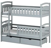 Posteľ Ignas 90x200 grey