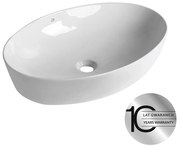 Laveo Desna, umývadlo na dosku 620x415x140 mm, biela lesklá, LAV-VUD_6262