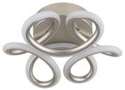 Globo 67386-24S - LED stropné svietidlo MELISAND 24W/230V pr. 26 cm matný chróm