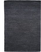 Ručne všívaný kusový koberec Asra wool čierna, 60x110, čierna, obývacia izba, Asra