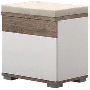 Skrinka na topánky Azur K1 Dark Nebraska/White