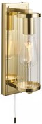 Endon 94075 - Kúpeľňové nástenné svietidlo TAYLOR 1xE27/10W/230V IP44 zlatá