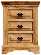Nočný stolík Guru 45x60x40 indický masív mango Mango natural