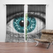 Sablio Záves Modré oko: 2 ks 140x250 cm