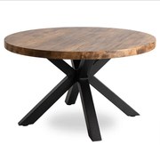 Vintino konferenčný stolík SILVIO dub rustikal čierny - vintino.sk